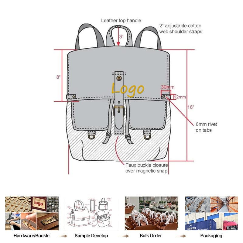Custom Mixed Series Leather Bags Full Category ODM Production Maker
