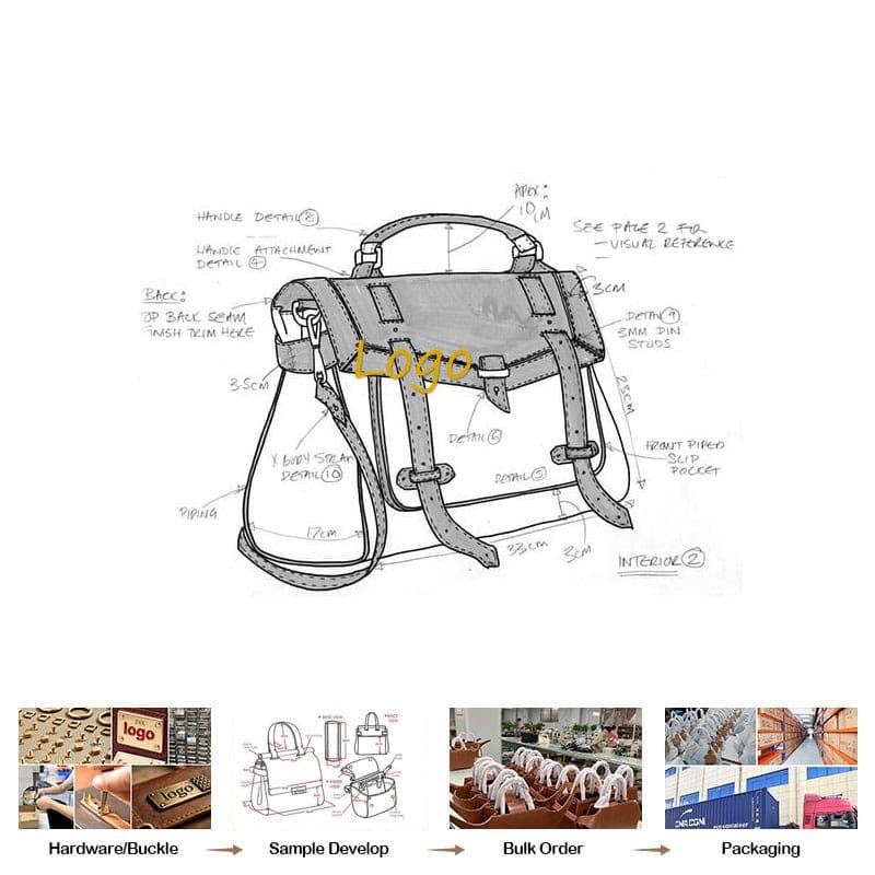 Custom Large Leather Duffle Bag Bespoke OEM Leather Manufacturer
