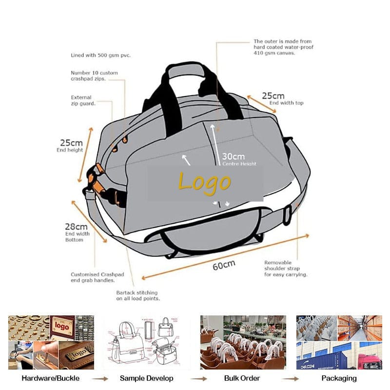 Custom Daily Leather Messenger Bag ODM Private Label Bag Factory