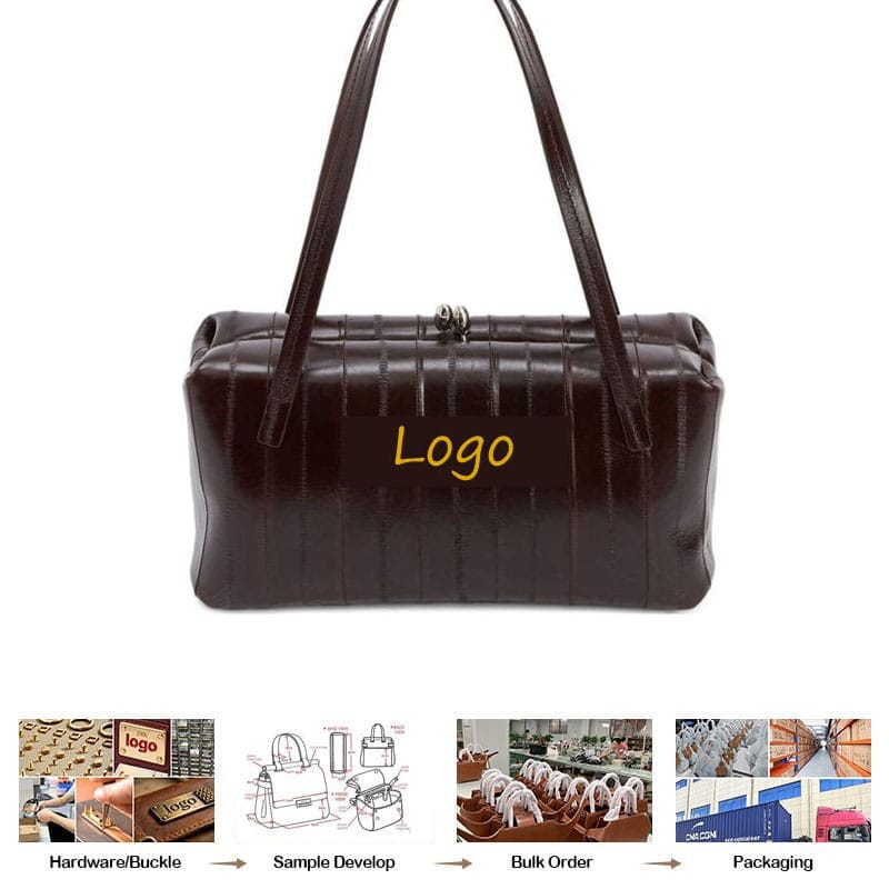 Custom Soft Cloud Pillow Leather Bag Large Batch ODM Manufacturer