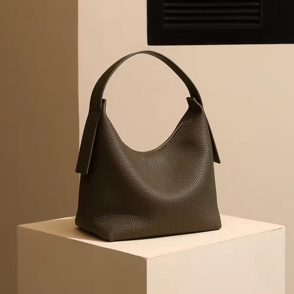 Top High Quality Genuine Leather Fashion Women Tote Bag Brand Office Large Handbag and Purse Custom Logo
