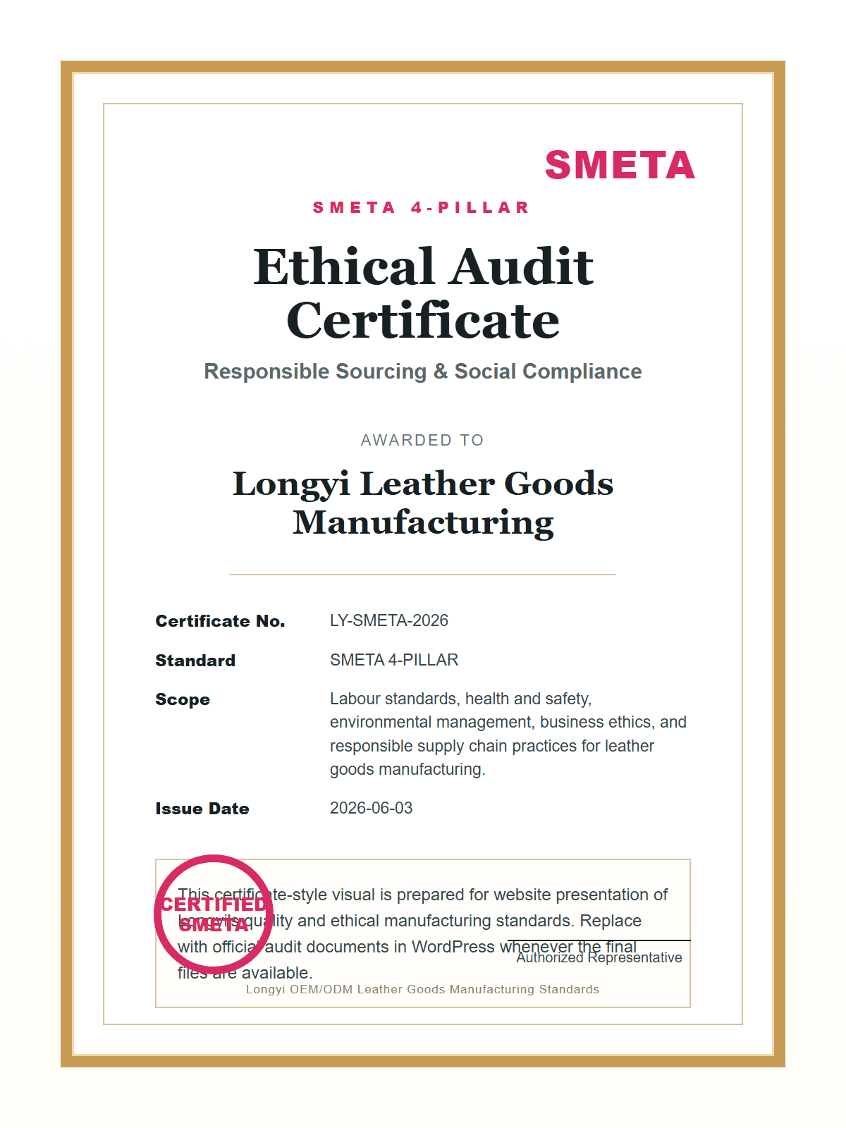 SMETA Certification