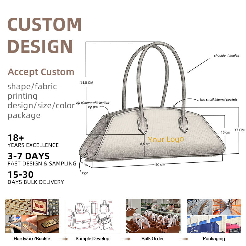 Hard Structure Underarm Bag Custom Handbag Mold Development