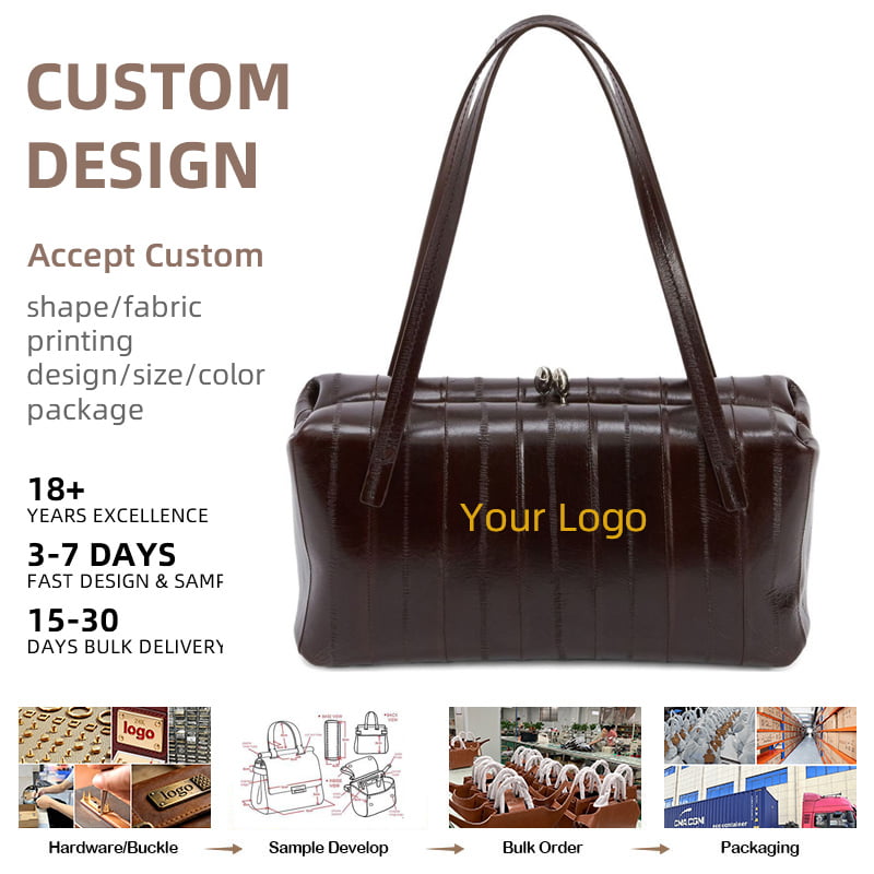 Soft Cloud Pillow Leather Bag Large Batch Custom Handbags